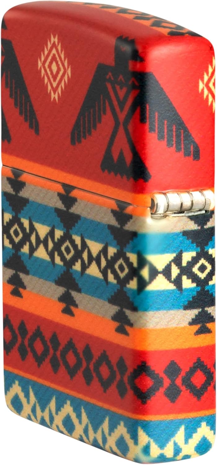 Zippo Lighter: Indian Thunderbird Pattern - 540 Color 48524