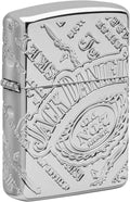 Zippo Lighter: Armor Jack Daniel's MultiCut - High Polish Chrome 49869