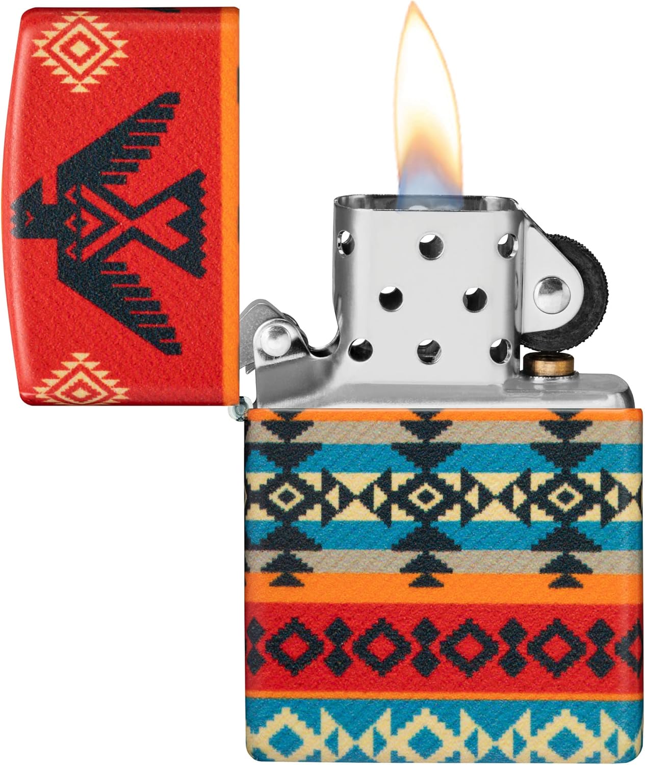 Zippo Lighter: Indian Thunderbird Pattern - 540 Color 48524